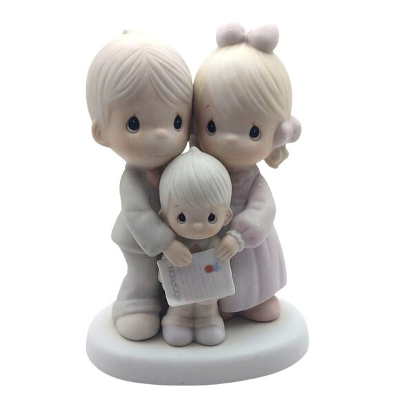 Precious Moments Other - Vintage Precious Moments God Bless The Day We Found You Porcelain Figurine 1986